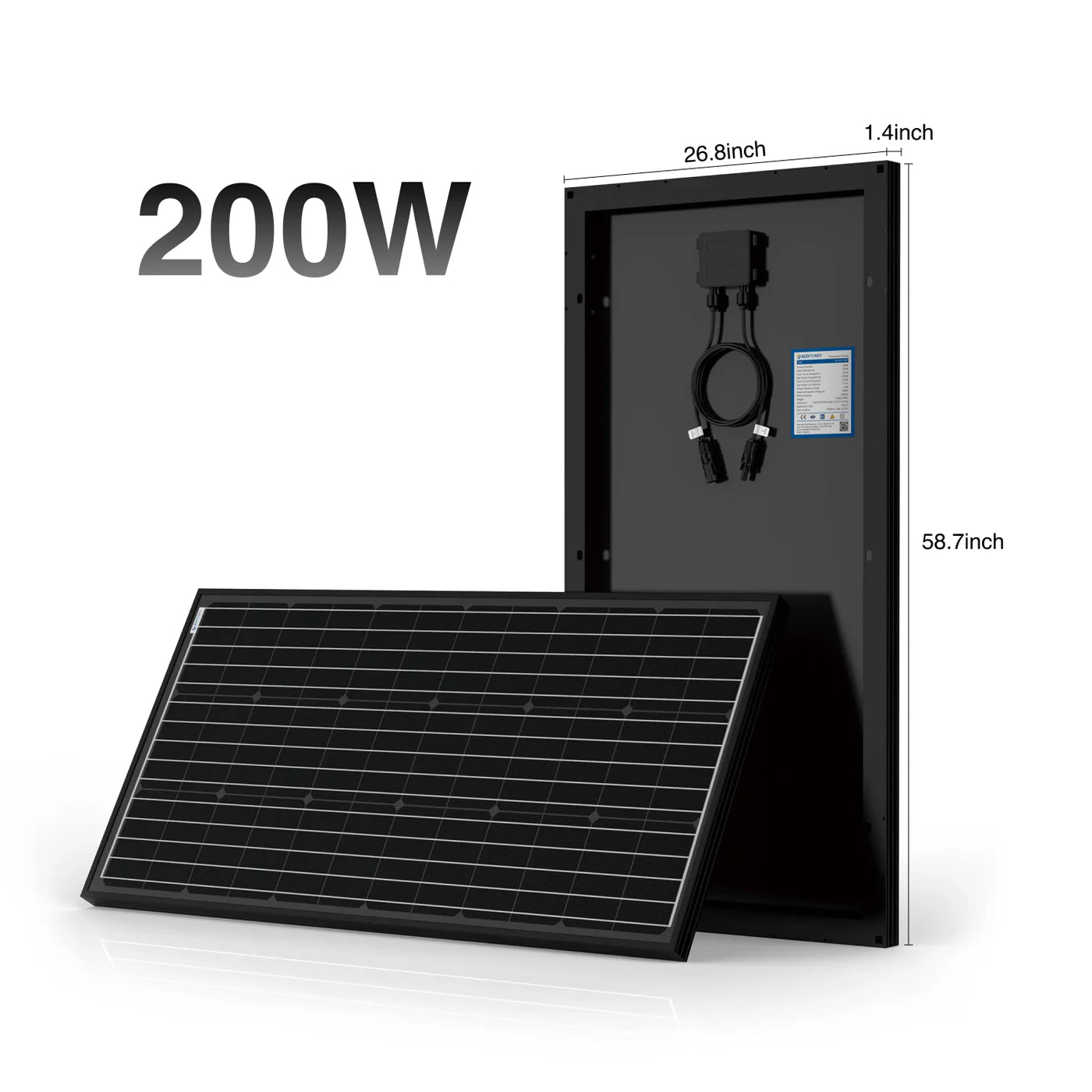 ACOpower 200W solar panel
