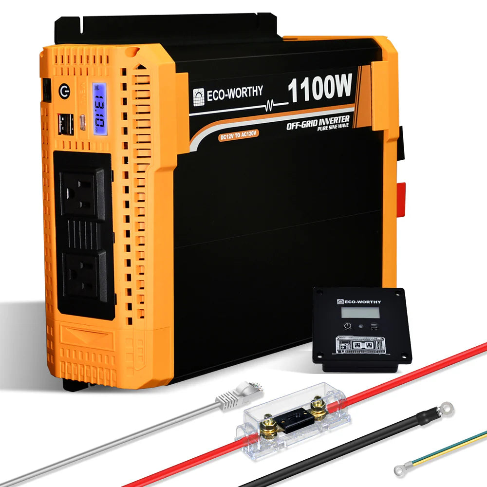 1100W PURE SINE W/ REMOTE SWITCH
