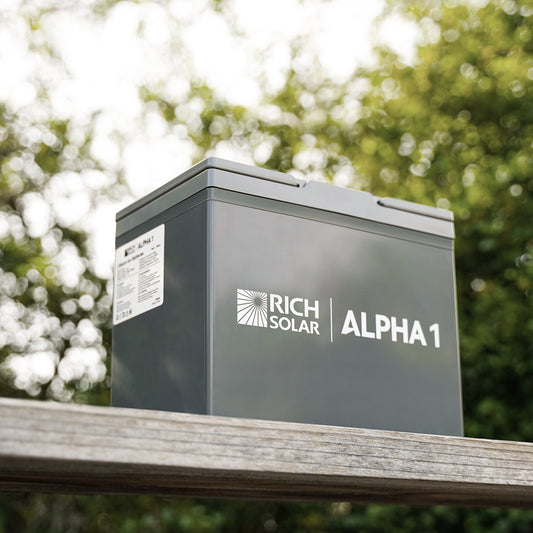 Rich Solar ALPHA 1 | 12V 100Ah LiFePO4 Battery