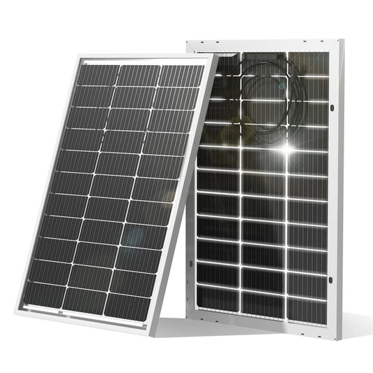 100W 12V MONO BIFACIAL SOLAR PANEL MODULE