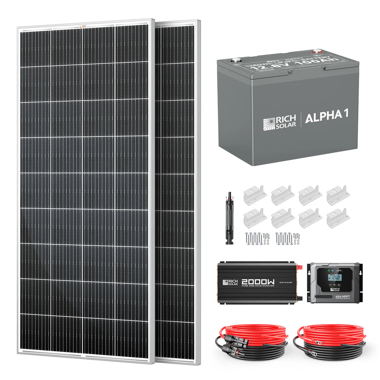 Rich Solar 400 Watt Complete Solar Kit