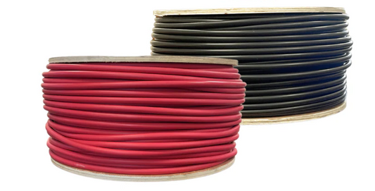 500 Foot Spool 10 Gauge 10 AWG Solar Panel Extension Cable Wire Black or Red Pure Copper