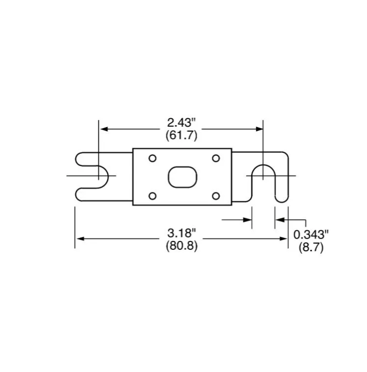 Fuse CNN 325A/80V for Lynx shunt (1 pc)