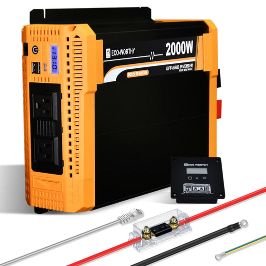 2000W PURE SINE W/ REMOTE SWITCH