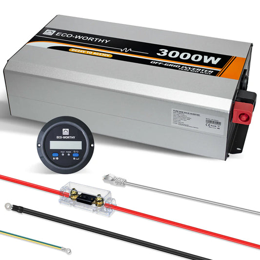 Eco Worthy 3000W 24V PURE SINE W/REMOTE SWITCH